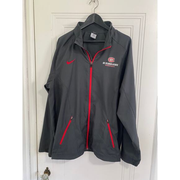 St. Cloud State Huskies Full-Zip Nike Windbreaker Size XL - Picture 1 of 5